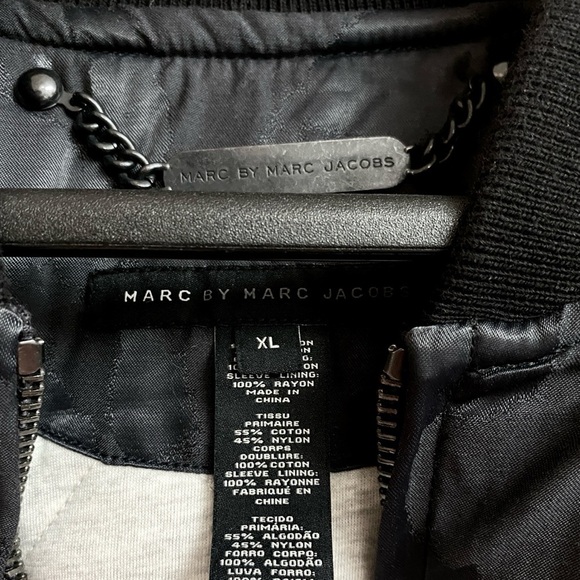RARE NWOT Marc by Marc Jacobs Navy Camo Bomber - Picture 2 of 4